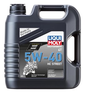 5W-40 Моторное синтетическое масло Liqui Moly Motorbike 4T HC Street 4L 20751