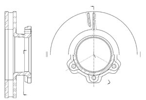 Диск тормозной вентилируемый G-brake GR-32359