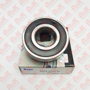 Подшипник шариковый радиальный однорядный Koyo 6204-2RS CM 20X47X14