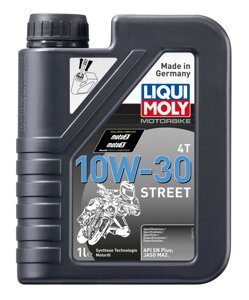 10W-30 Моторное синтетическое масло Liqui Moly Motorbike 4T Street 1L 2526