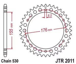 Звезда ведомая JTR2011 42