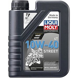 10W-40 Моторное синтетическое масло Liqui Moly Motorbike 4T Street 1L 7609/1521