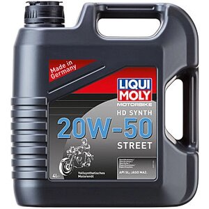 20W-50 Моторное синтетическое масло Liqui Moly Motorbike 4T HD Street 4L 3817