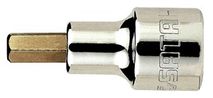 24206 Головка торцевая SATA 1/2"DR с шестигранной вставкой 10мм L-50мм