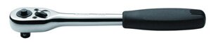 11902 Трещотка SATA 1/4"DR 45 зубцов. L-130мм (резиновая ручка)