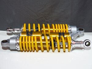 Амортизаторы жёлтые RFY 340 мм CB400 ZRX400 XJR400