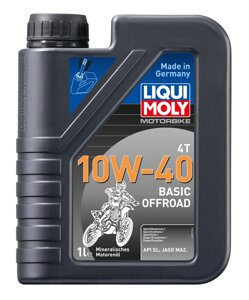 10W-40 Моторное минеральное масло Liqui Moly Motorbike 4T Offroad 1L 3059