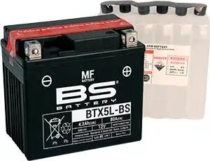 Аккумулятор BTX5L-BS/YTX5L-BS
