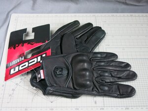 Перчатки Icon pursuit glove размер S чёрная кожа