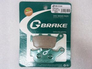 Тормозные колодки G-brake 01043 Honda CB400 XL700 XRV750 CBR YamahaXJ6 Kawasaki Z750 Suzuki XF