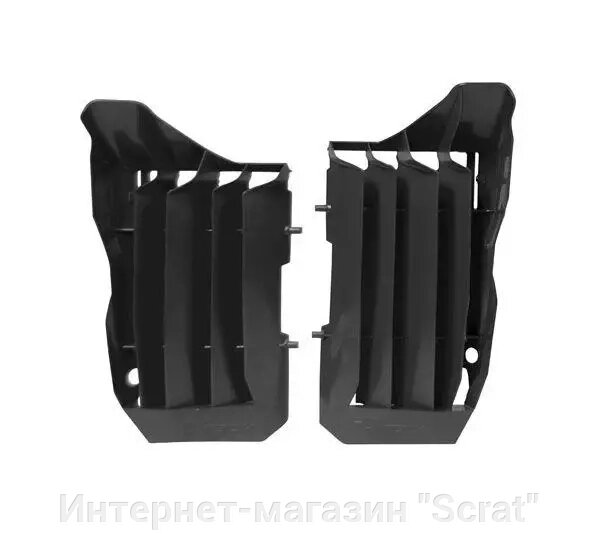Решетка радиатора увеличенная CRF250R 18-19 # CRF250RX 19 черная от компании Интернет-магазин "Scrat" - фото 1
