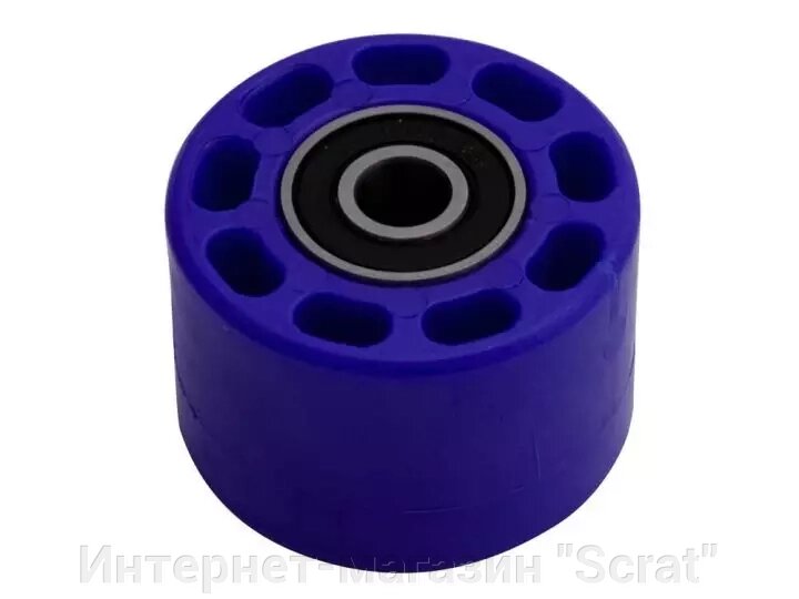 Ролик цепи 8х42 синий от компании Интернет-магазин "Scrat" - фото 1