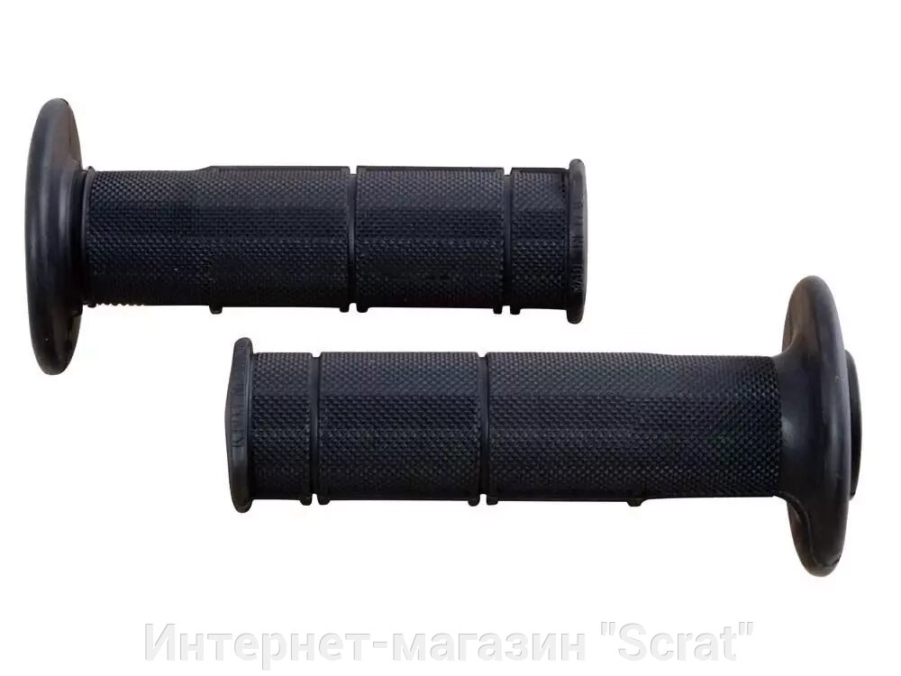 Ручки на руль Soft Grips 115мм черные от компании Интернет-магазин "Scrat" - фото 1