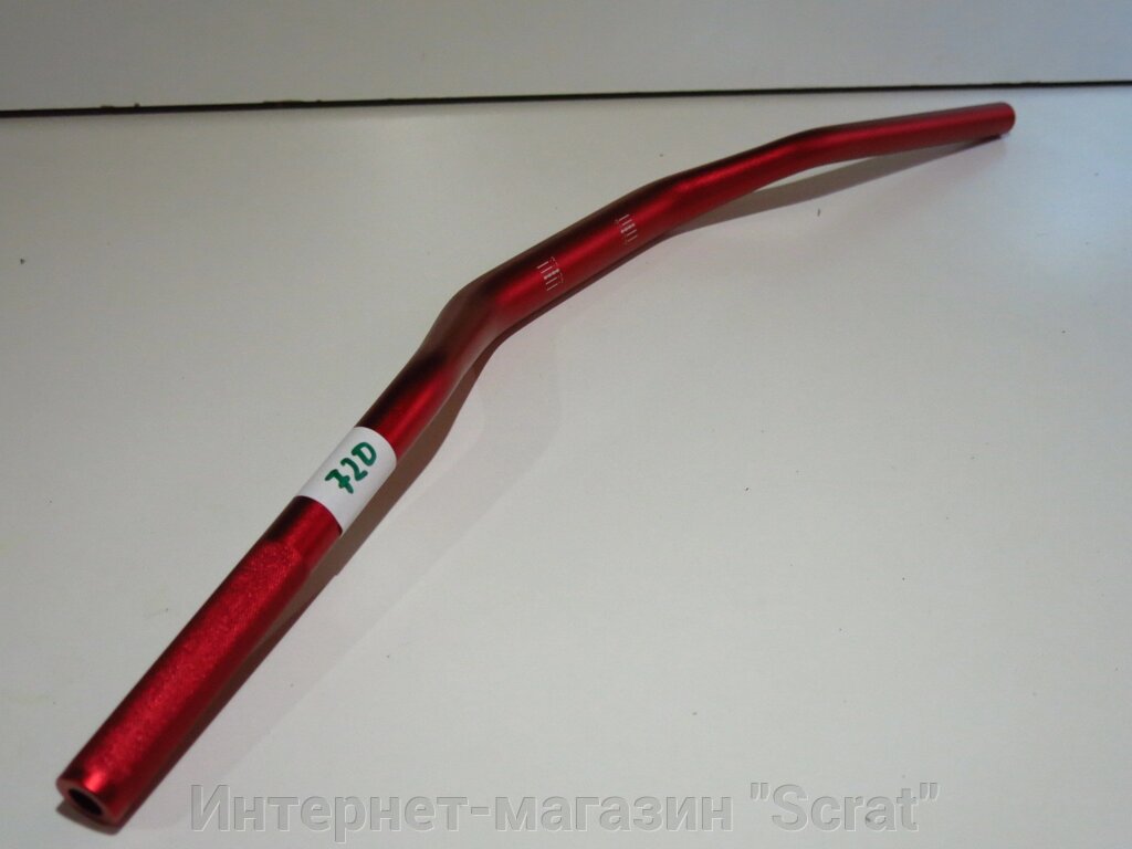 Руль 28,5-22 мм 720 мм Красный от компании Интернет-магазин "Scrat" - фото 1