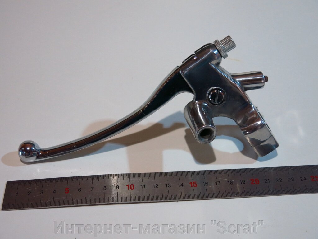 Рычаг сцепления полированный Steed400 VT600 VT750 Shadow 400 от компании Интернет-магазин "Scrat" - фото 1