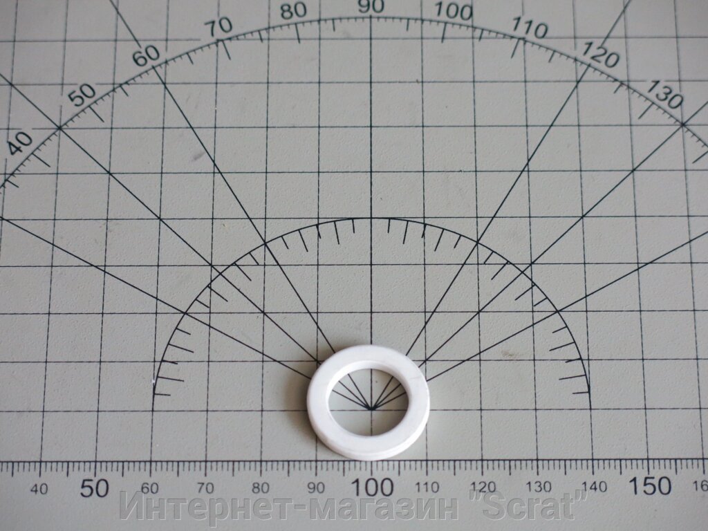 Шайба помпы 14,5x22.5x3.2 белая от компании Интернет-магазин "Scrat" - фото 1