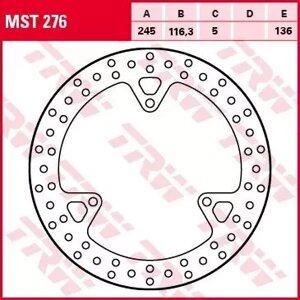 Тормозной диск MST276