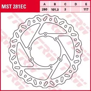 Тормозной диск MST281EC