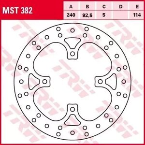 Тормозной диск MST382