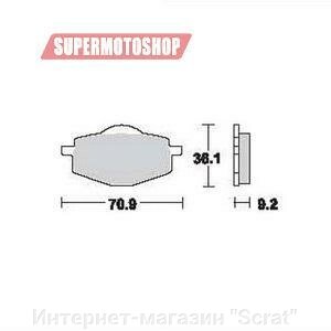 Тормозные колодки премиум класса AP RACING (BREMBO) AP-LMP175 ORR от компании Интернет-магазин "Scrat" - фото 1