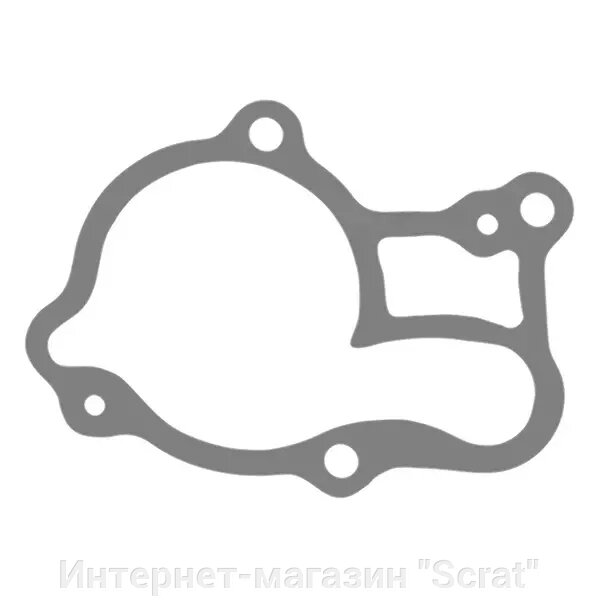 Yamaha YZ250 04-18, YZ250X 16-18 прокладка крышки помпы 5XF-12428-00-00 000Y-132 от компании Интернет-магазин "Scrat" - фото 1