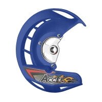 Защита переднего диска в сборе ACCEL Yamaha YZ 125/250 02-20 WR250 03-19 WR450 03-18 d-20 синий от компании Интернет-магазин "Scrat" - фото 1