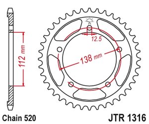 Звезда ведомая JTR1316 41