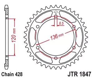 Звезда ведомая JTR1847 55