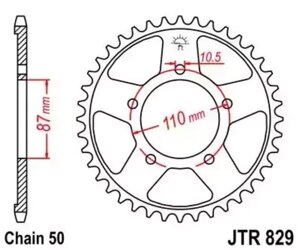 Звезда ведомая JTR829 43