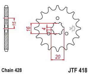 Звезда ведущая JTF418-15