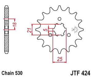 Звезда ведущая JTF424-17