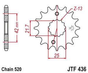 Звезда ведущая JTF436 15