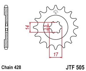 Звезда ведущая JTF505-13