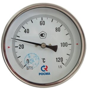 Термометры биметаллические обще технические (осевое присоединение)