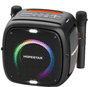 Портативная колонка Hopestar Party One с двумя микрофонами