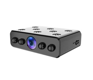 Беспроводная мини видеокамера ночного видения W12 FullHD 1080p, Wi-Fi