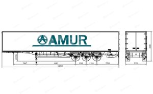 Полуприцеп AMUR LYR9400XXYED