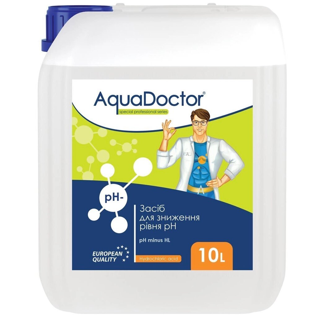 AquaDoctor pH Minus HL (Соляная 14%) 10 л от компании "ТК ВАШ ДОМ" - фото 1