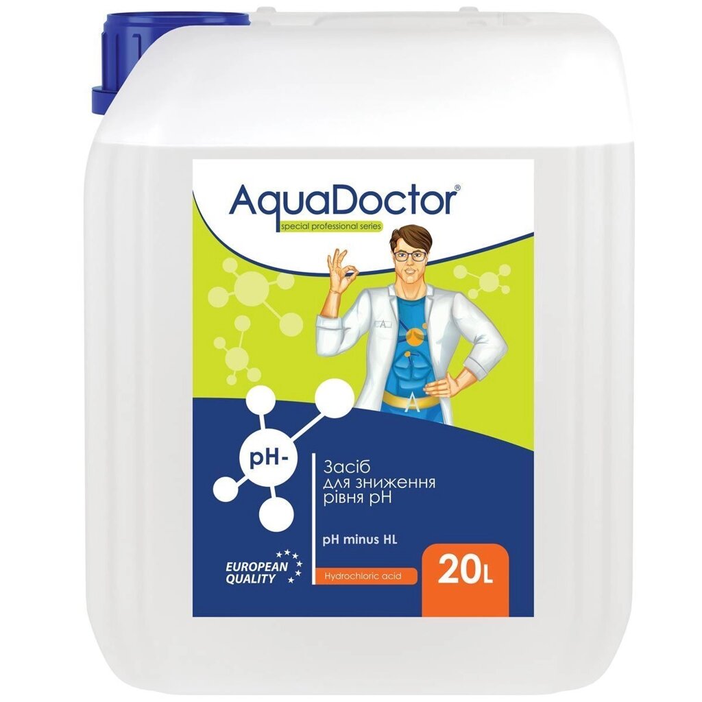 AquaDoctor pH Minus HL (Соляная 14%) 20 л от компании "ТК ВАШ ДОМ" - фото 1