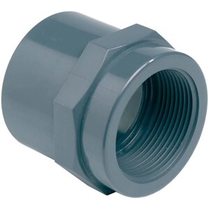 Aquaviva Муфта переходная ПВХ Aquaviva с внутренней резьбой d75х2-1/2"