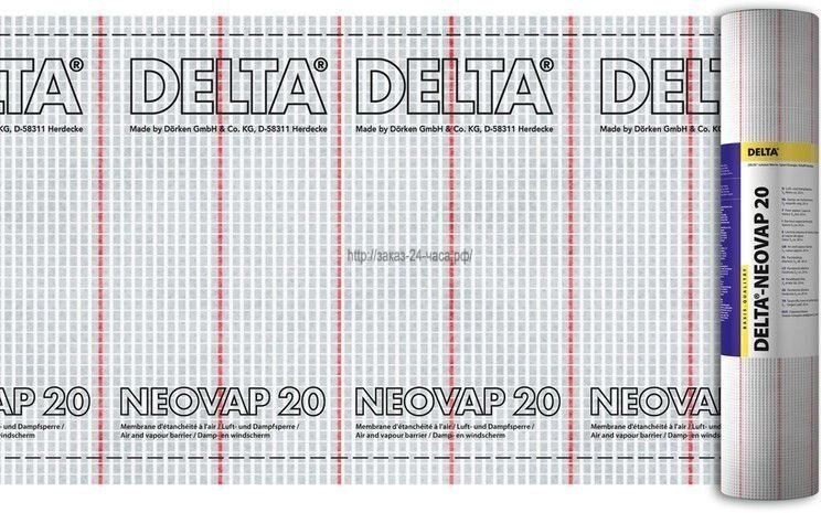 Армированная пароизоляционная пленка DELTA-NEOVAP 20, Гидро-, паро-, влагои от компании "ТК ВАШ ДОМ" - фото 1