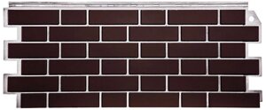 Фасадная панель FineBer Кирпич облицовочный Britt коричневый 1130x463 E0121