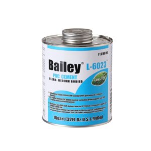 Клей для труб ПВХ Bailey L-6023 946 мл