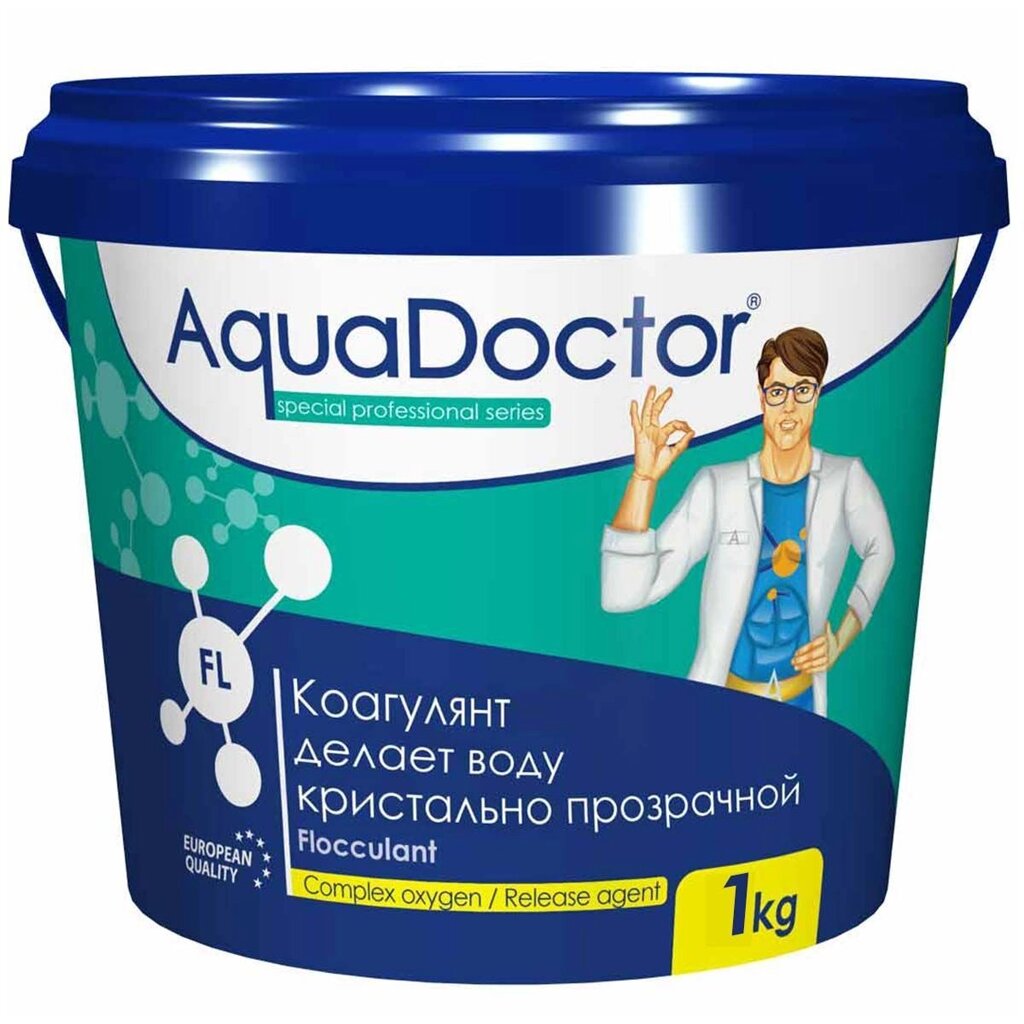 Коагулирующее средство в гранулах AquaDoctor FL 1 кг от компании "ТК ВАШ ДОМ" - фото 1