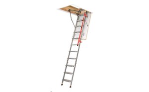 Металлическая лестница FAKRO LML Lux, высота 2800 мм, размер люка 600*1200 мм