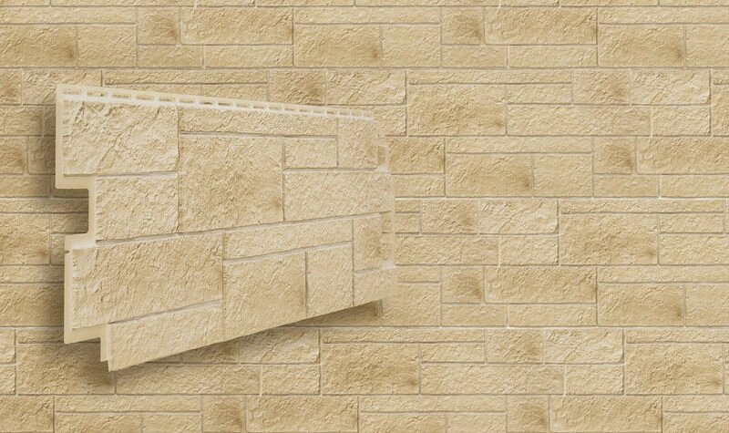 Панель фасадная VOX Solid Sandstone Creme 1000x420 мм от компании "ТК ВАШ ДОМ" - фото 1