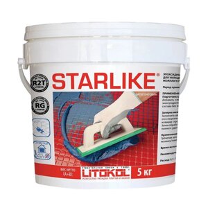 Затирочная смесь LITOCHROM STARLIKE (С. 290) Travertine эпоксидная 5 кг Litokol