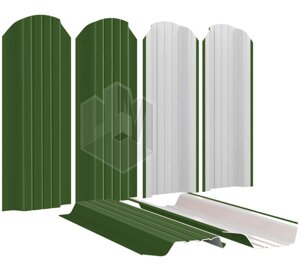 Штакетник металлический Широкий 115мм RAL6002 Зеленый лист