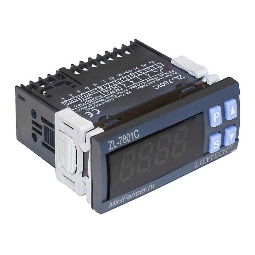 Терморегулятор LILYTECH ZL-7801C ТИП-2 (темп + влажность + 2 таймера) от компании Интернет-магазин "Мадана" - фото 1