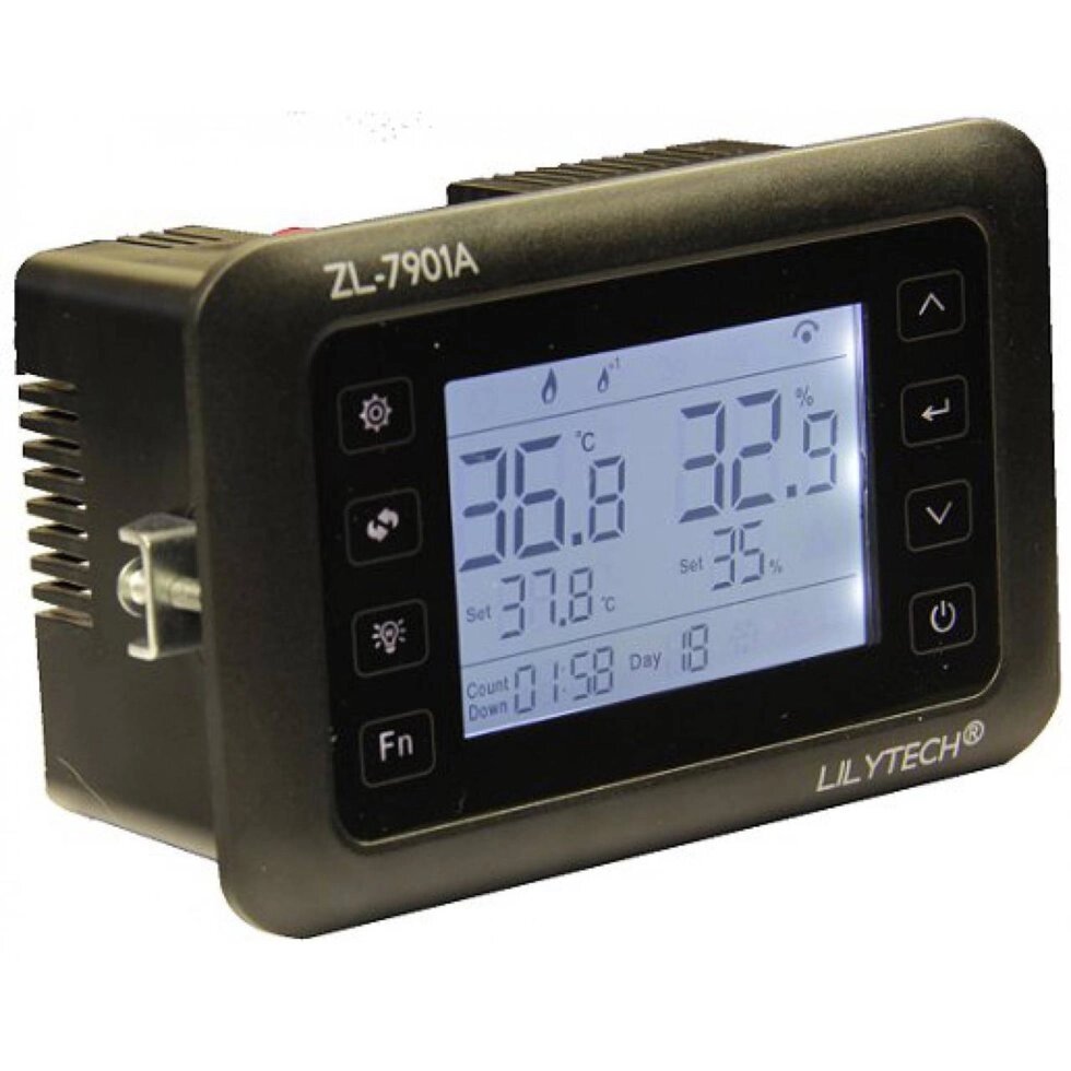 Терморегулятор LILYTECH ZL-7901A (темп + влажность + 3 таймера) от компании Интернет-магазин "Мадана" - фото 1